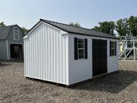 10x16 Peak Vinyl Board and Batten Shed by Pine Creek Structures of Berlin